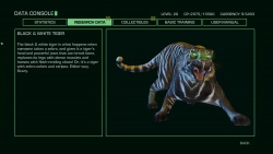 Far Cry 3 Blood dragon zvířata - Černobílý tygr