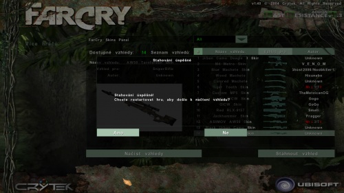 Far Cry LR-Addon - stahování úspěšné