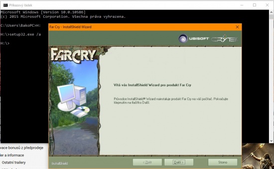 Instalace Far Cry na 64bit Windows