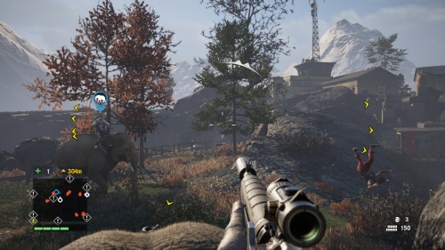 Far Cry 4 mapa - Mrtvé hory - den