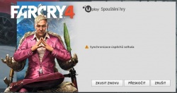 Far Cry 4 synchronizace savegame