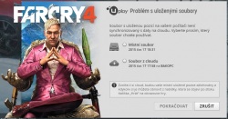 Far Cry 4 výběr uložené pozice