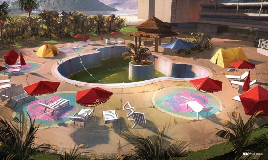 Far Cry 3 Concept art Bazén