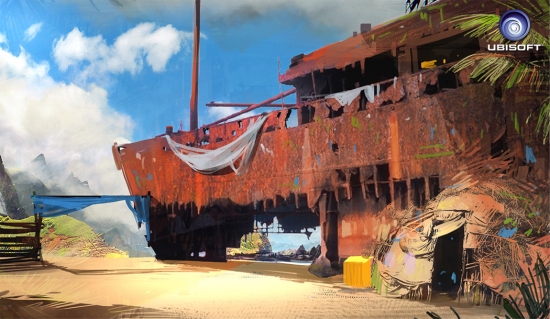 Far Cry 3 Concept art Loď
