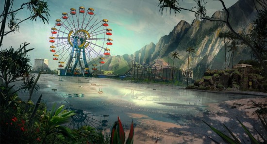 Far Cry 3 Concept art West studio zábavní park